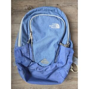 The North Face Vault Backpack Blue Heather Laptop Bag - Broken Strap Buckle